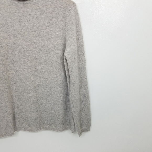 Charter Club Luxury Cashmere Turtleneck Longsleeve Pull-over Gre Sweater Size XL - Picture 6 of 13